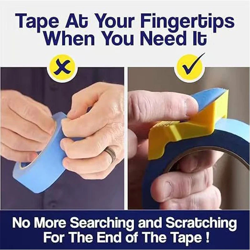 3-Size Paper Tape Cutter Set – Masking Tape Dispenser Tape Dispenser Set Qme