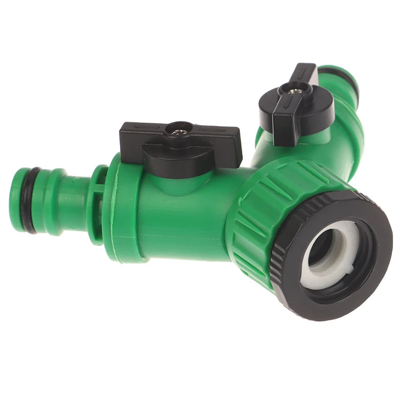 Y-Type 2-Way Garden Hose Splitter Valve – 3/4" Thread Garden Hose Splitter Qst
