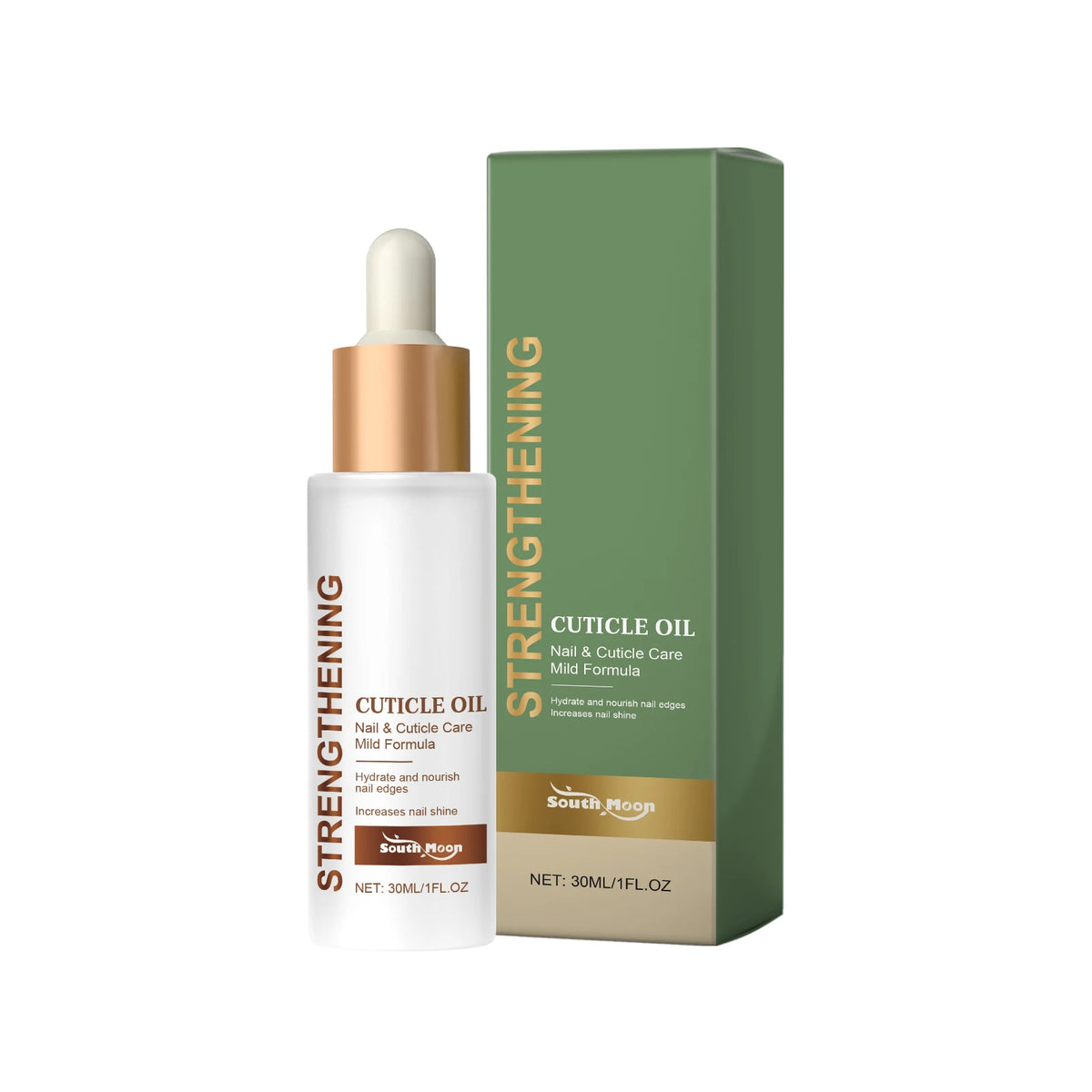 South Moon Nail Edge Care Essence Oil – Nourish & Gloss 30ml Nail Treatment Oil Qst 30ml boxed