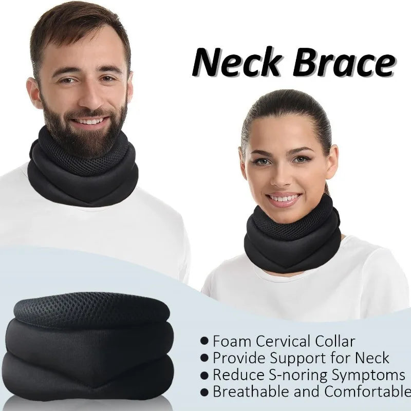 Adjustable Foam Cervical Neck Brace – Support & Stabilizer Cervical Neck Brace Qst