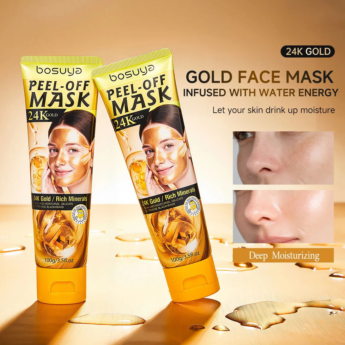 Peel-Off Facial Mask – Oil Control, Pore Cleanse & Deep Moisture Peel-Off Face Mask Qme