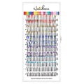 NATUHANA Glitter Colorful False Eyelash Extensions DIY Mix False Eyelashes Qme MIX COLOR C 14mm
