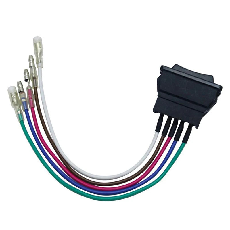 Universal 5-Pin 12V/24V Car Power Window Switch with LED Window Switch Qst