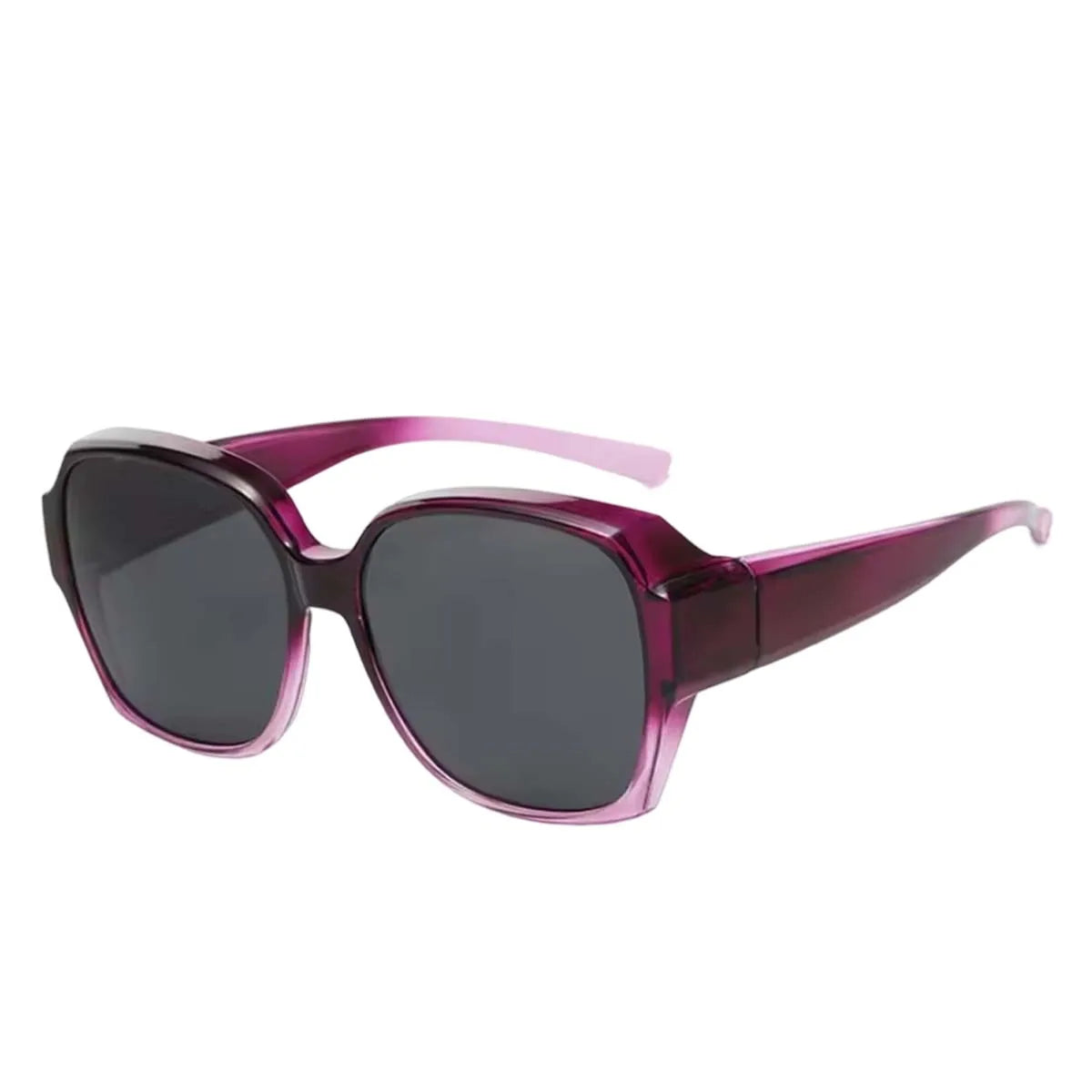 VOPHA Fit Over Sunglasses UV400 Wrap-Around Unisex T01 Fit Over Sunglasses Qst 1PC-Purple