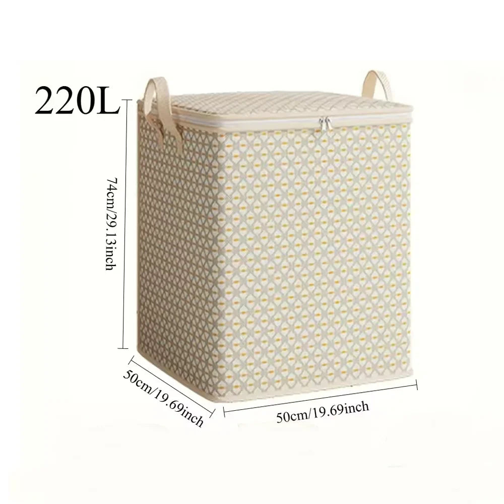 Extra Large Quilt Storage Bag – Foldable Clothes Organizer Quilt Storage Bag Qme 220L