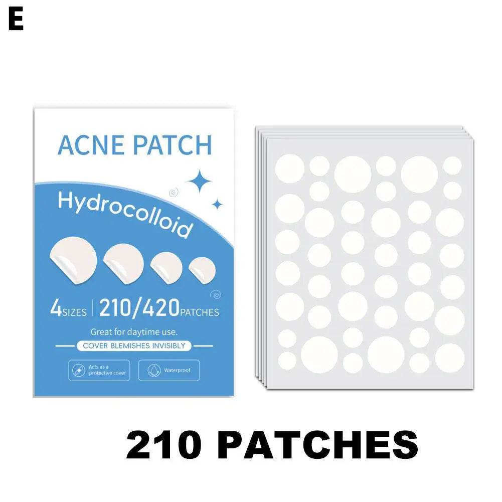 Hydrocolloid Pimple Patches Mixed Sizes – Salicylic Acid Pimple Patches Qme 210pcs CN