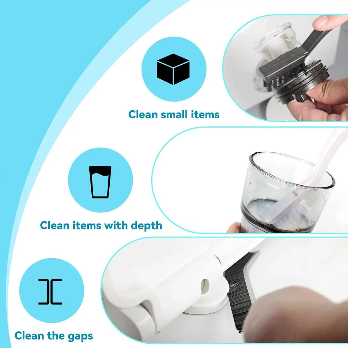 Washing Machine & Dryer Vent Cleaning Brush – Crevice Tool Crevice Cleaning Brush Qme