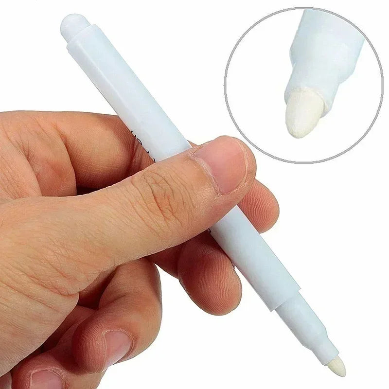 5-Pack White Liquid Chalk Markers – Dust-Free & Erasable Liquid Chalk Markers Qme