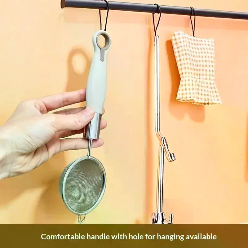 Stainless Steel Mesh Strainer Spoon – Juice, Milk & Sieve Mesh Strainer Spoon Qme