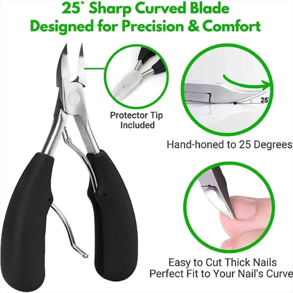 Stainless Steel Nail Clippers & Cuticle Nippers | Qme Nail Clippers & Nippers Qme