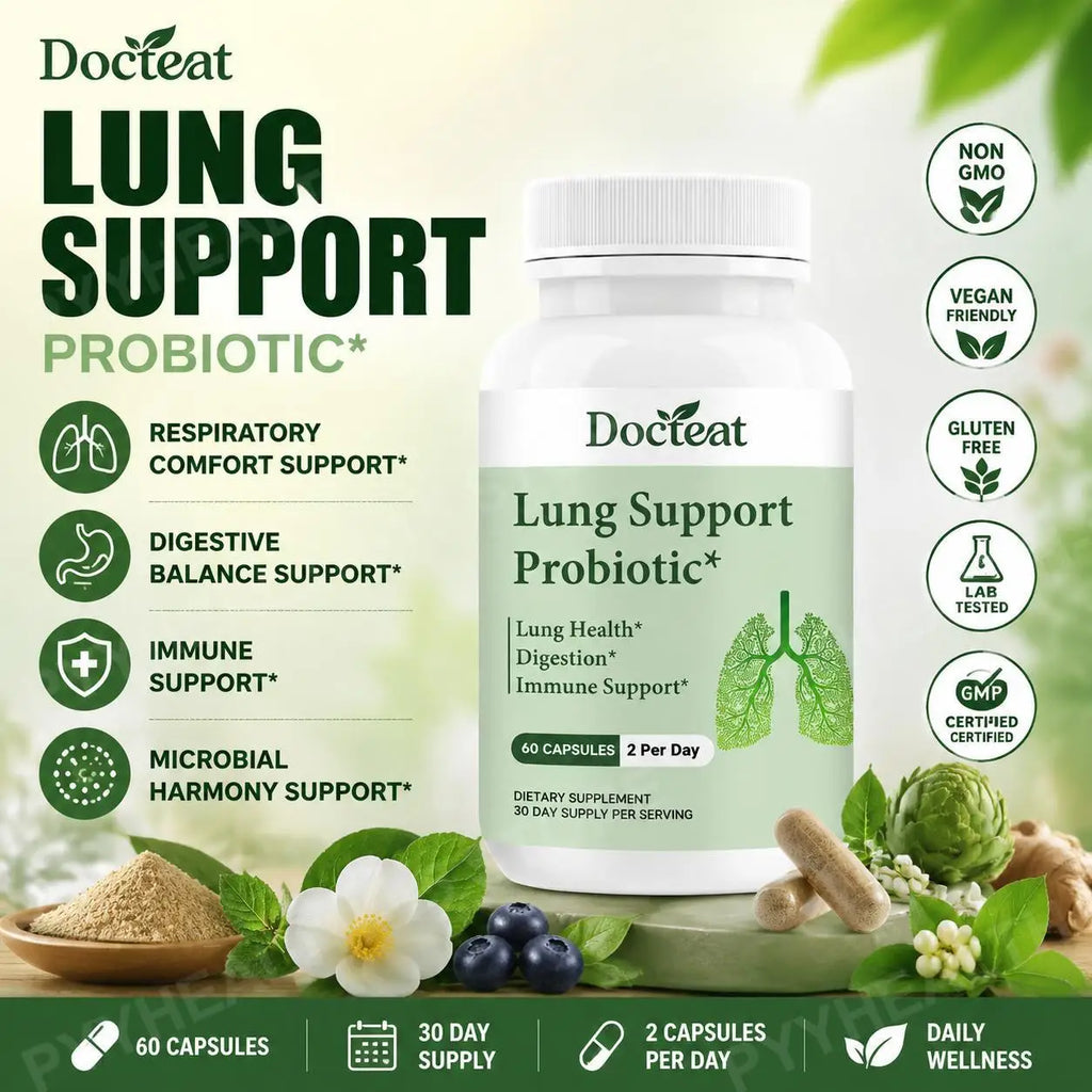 Probiotic Botanical Blend Capsules – 60 Count Daily Wellness Probiotic Supplement Qst