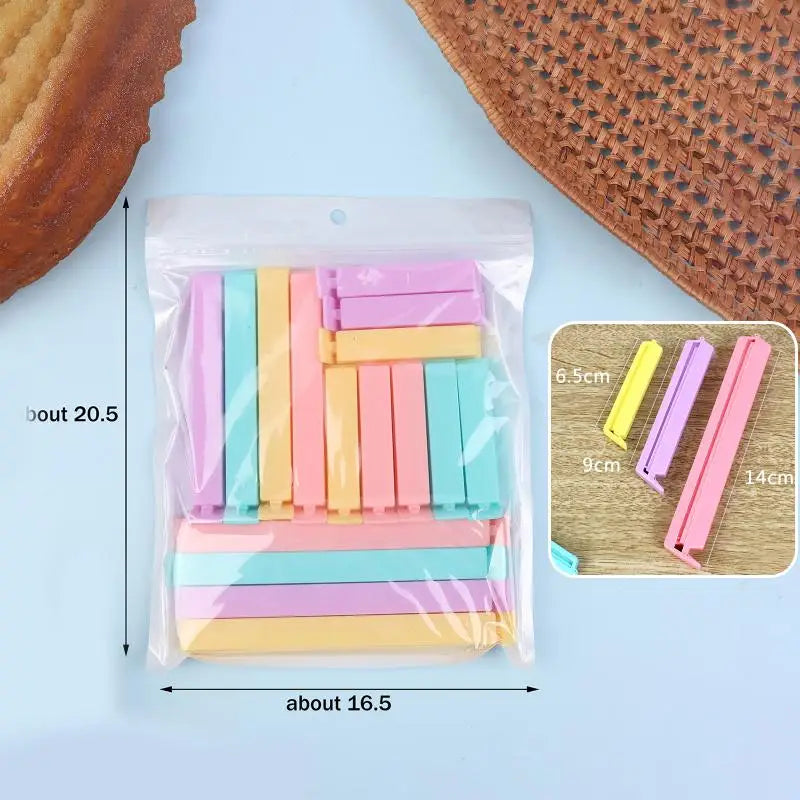 Food Bag Sealer Clips – Snack & Kitchen Storage Clamps Food Bag Clips Qme