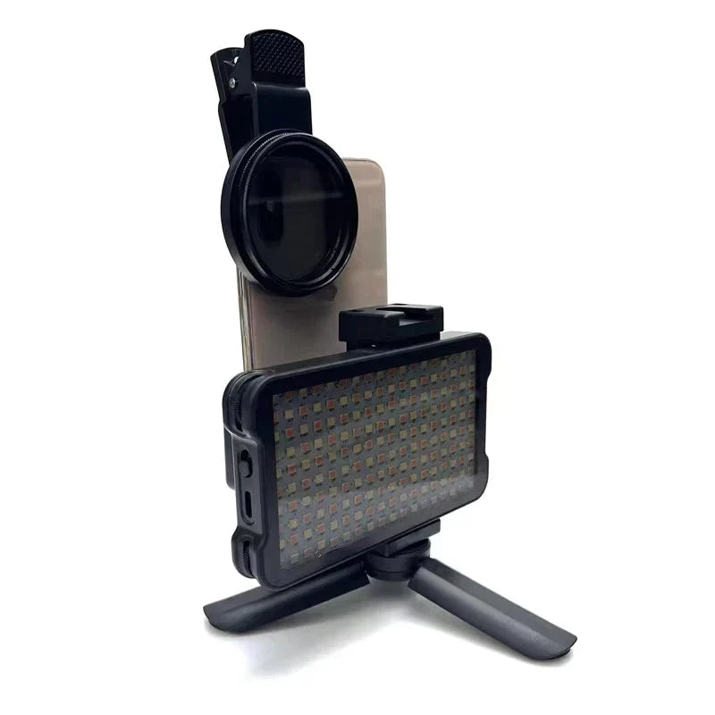 Professional Tattoo Fill Light 180 LED Beads & CPL Filter Tattoo Photography Light Qme