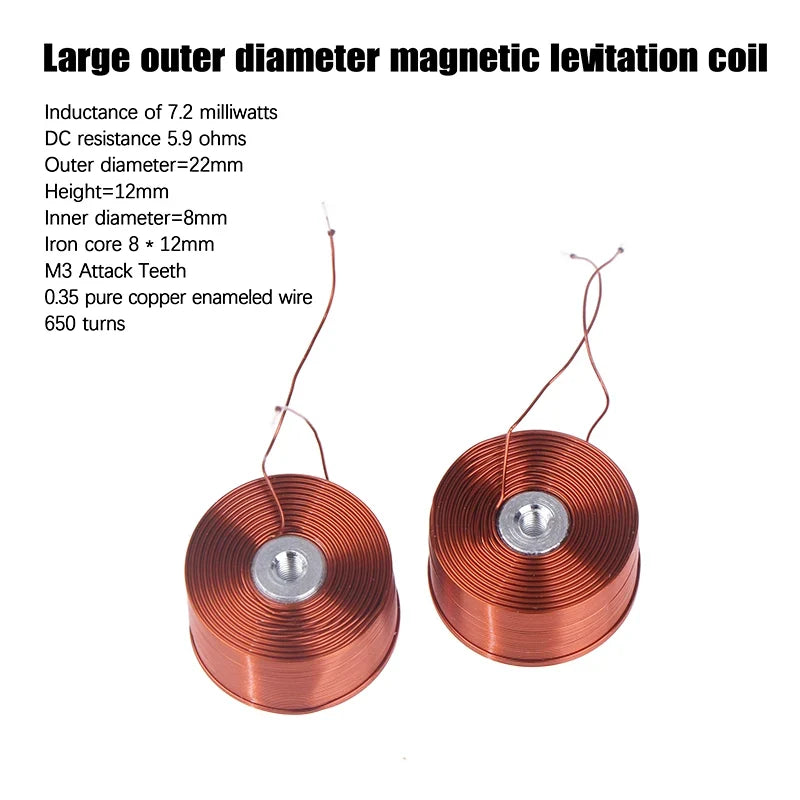 Copper Coil 22mm DIY Magnetic Levitation Fitting | Qme DIY Coil Fitting Qme