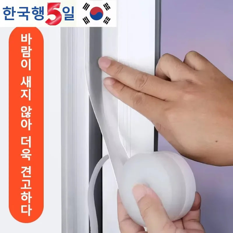 Transparent Windbreak Sealing Strip Sliding Window 5m | ABS Window Sealing Strip Qme