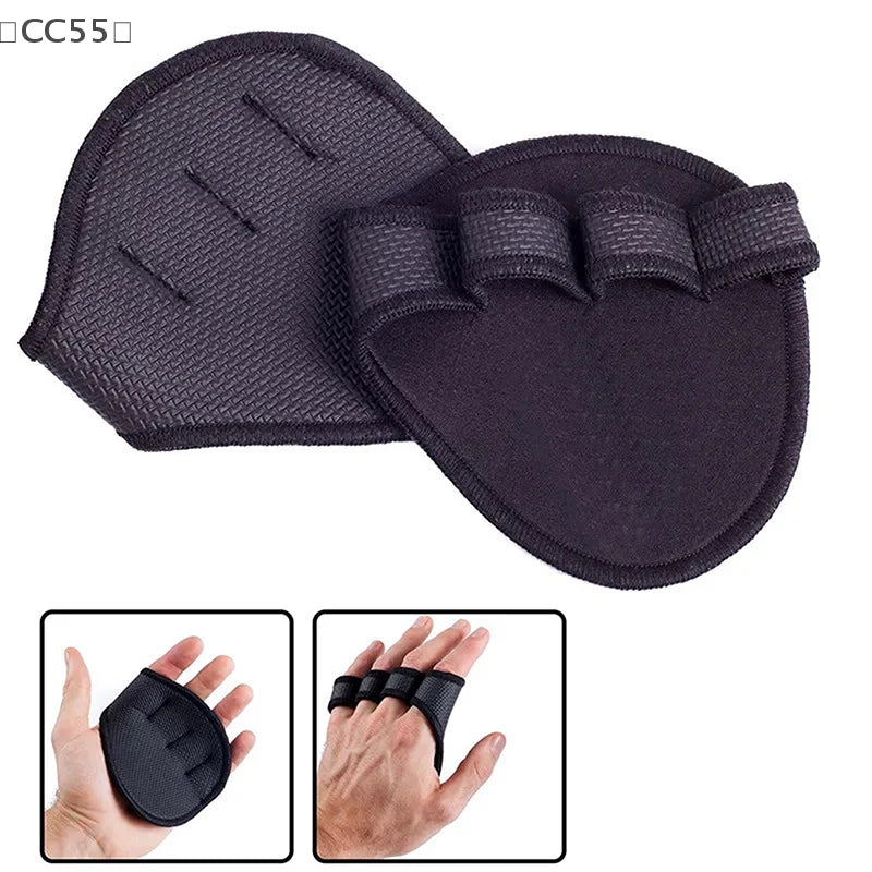 Four-Finger Weightlifting Gloves – Anti-Slip Gym Hand Protector Weightlifting Gloves Qst