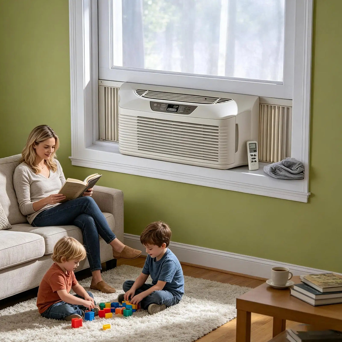 Window AC Side Panels – Soundproof Insulation Cover | Qme AC Insulation Panels Qme