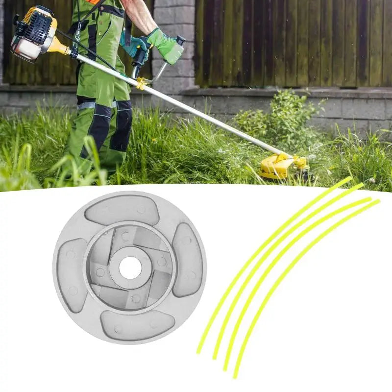 4 Nylon Lines Brush Cutter Strimmer Head – Universal Fit Strimmer Replacement Head Qme