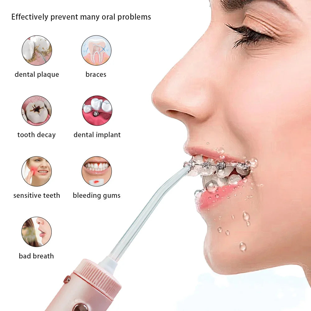 Nicefeel FC2520 Water Flosser – 600ml Countertop Oral Irrigator Oral Irrigator Qst