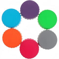 Silicone Can Lid – Leak-Proof Beer, Soda & Juice Can Cover Silicone Can Lid Qme MULTI 6pcs