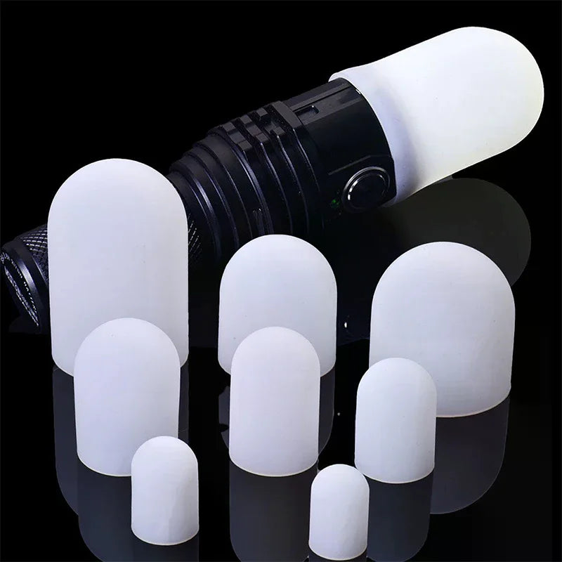 Silicone Elastic Flashlight Lampshade SP31 SP35 IF22A SP36 Flashlight Accessory Qme