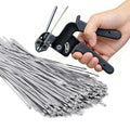 100-Pack Heavy Duty Stainless Steel Metal Zip Ties Self-Locking Metal Cable Ties Qme China Mainland