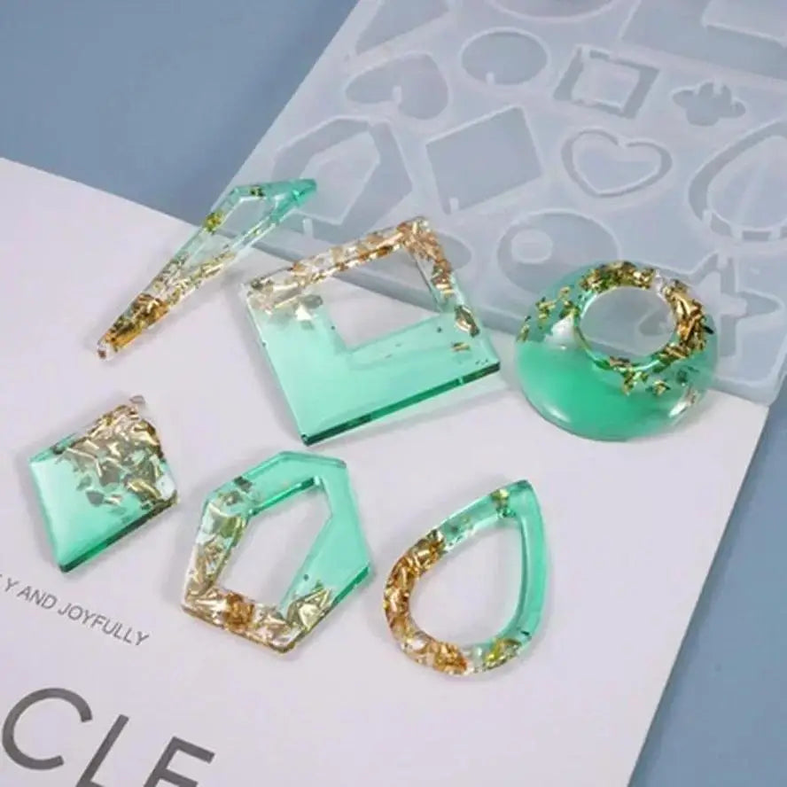 DIY Silicone Earring & Jewelry Casting Molds – Resin Craft Kit Jewelry Casting Molds Qme