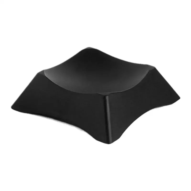 Ball Display Stand Holder Rack for Football Rugby Crystal Sphere Ball Display Stand Qme black