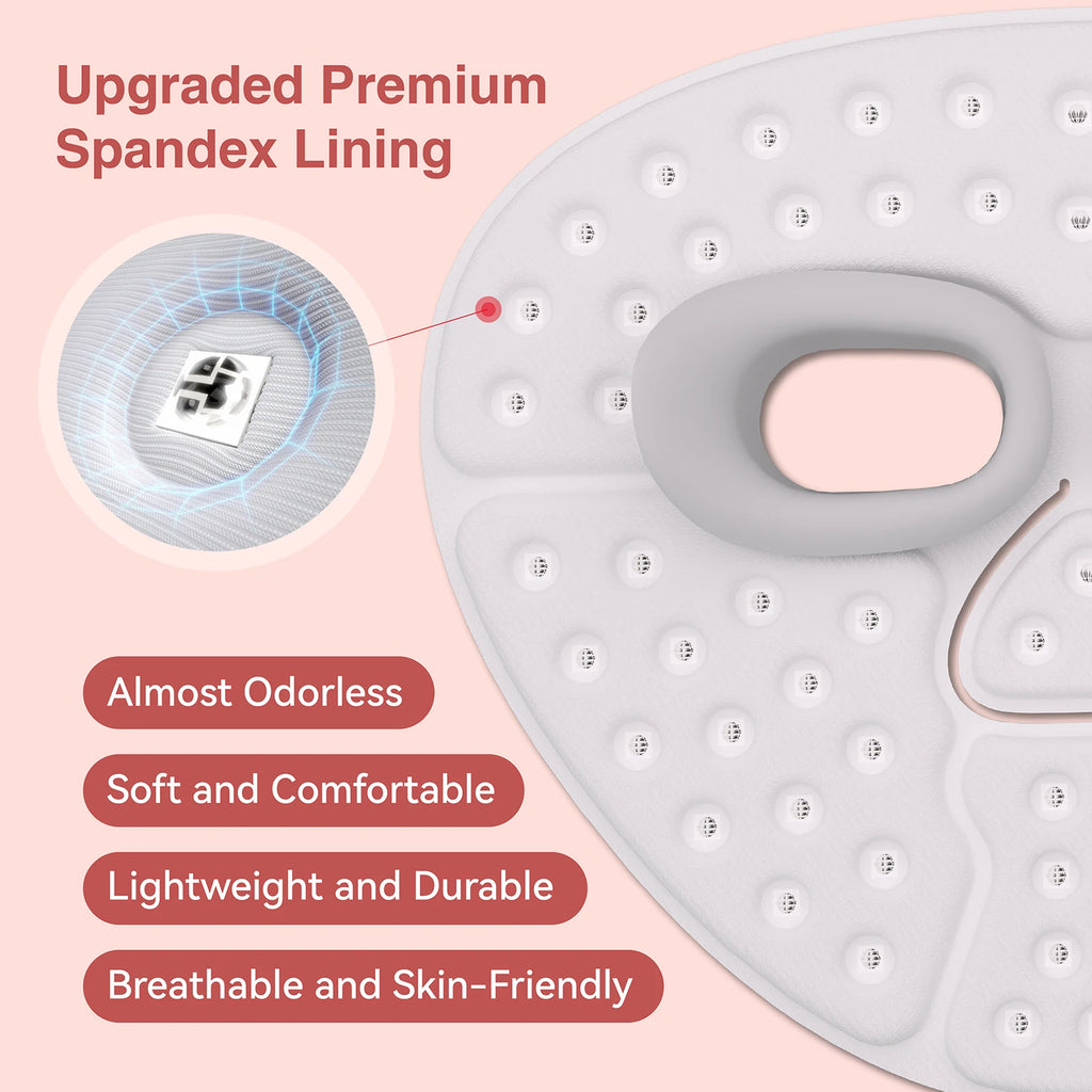 Hello Face M500S LED Light Therapy Mask – 4-Color Face & Neck LED Light Therapy Mask Qst