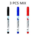 Antifreeze Oily Marker Pens – Quick Dry Waterproof Non-Toxic Waterproof Marker Pens Qme 3 Colors Mix
