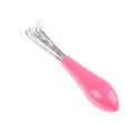 Hair Brush Cleaner Tool – Metal Comb & Bristle Detangler Hair Brush Cleaner Qme Red