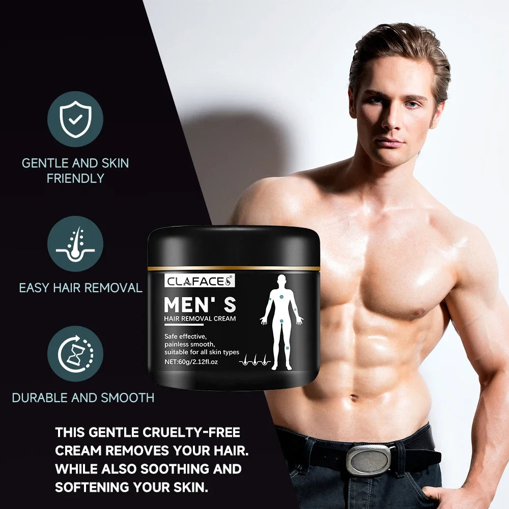 LGRAMER Men's Hair Removal Cream – Body, Arm & Armpit 60g Hair Removal Cream Qst