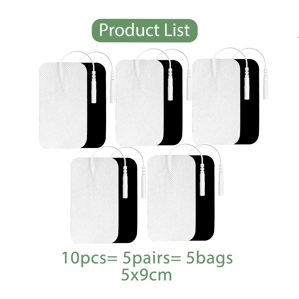 TENS EMS Electrode Gel Replacement Pads 10/20/50 Pcs Electrode Gel Pads Qst Z1-182-10Pcs 5x9cm