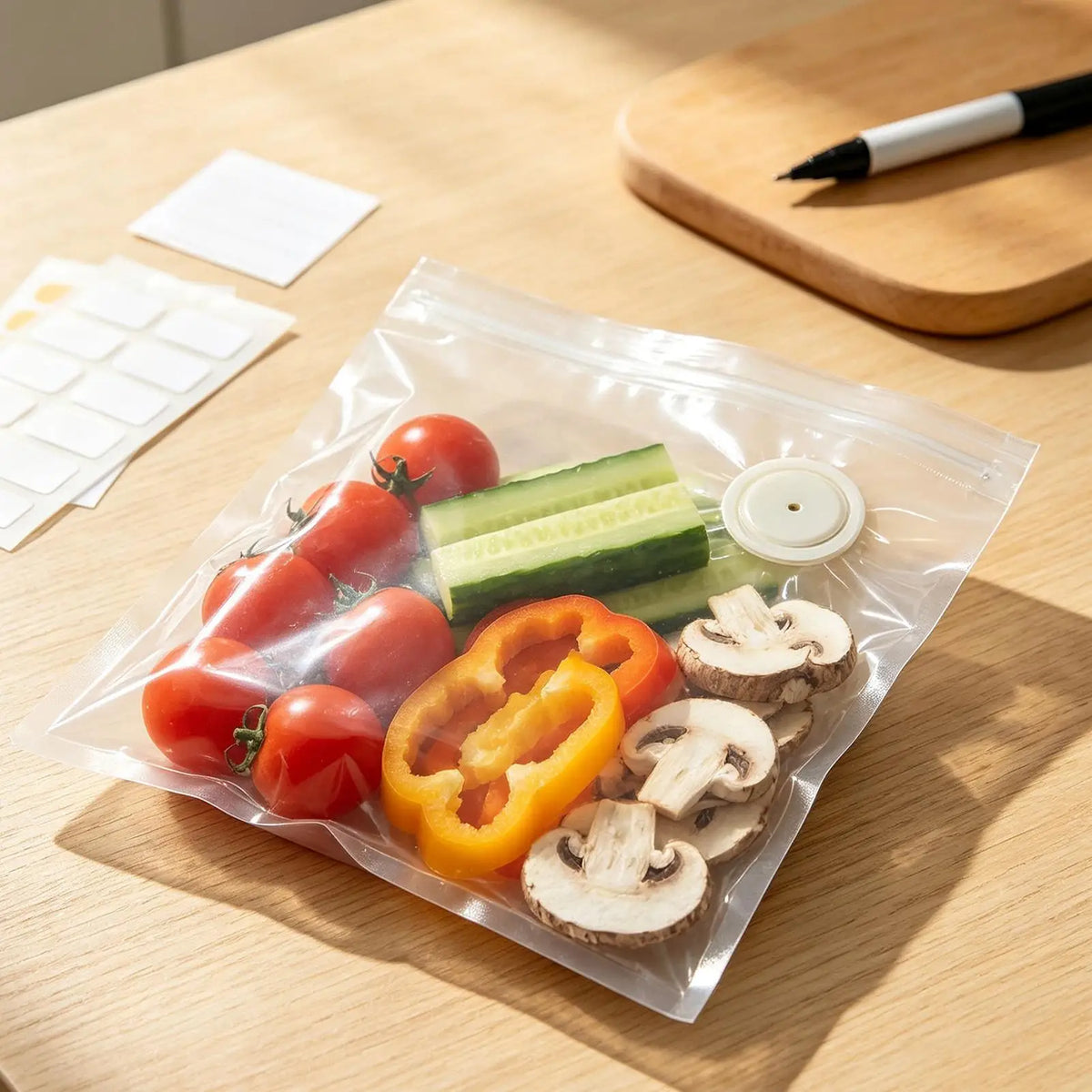 Vacuum Storage Bags – Leak-Proof Double Zipper Sous Vide Bags Vacuum Food Storage Bags Qme