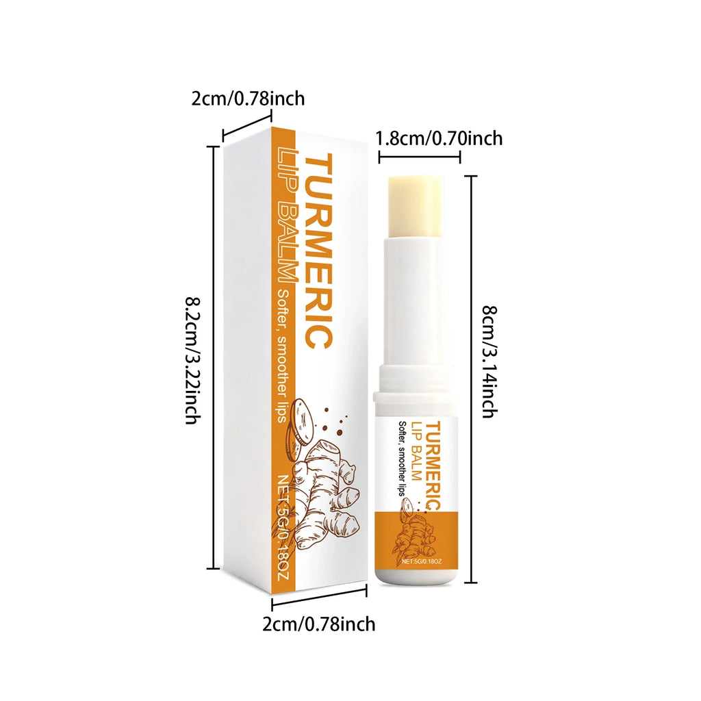 Turmeric Lip Balm – Moisturizing, Brightening & Smoothing Lip Balm Treatment Qme