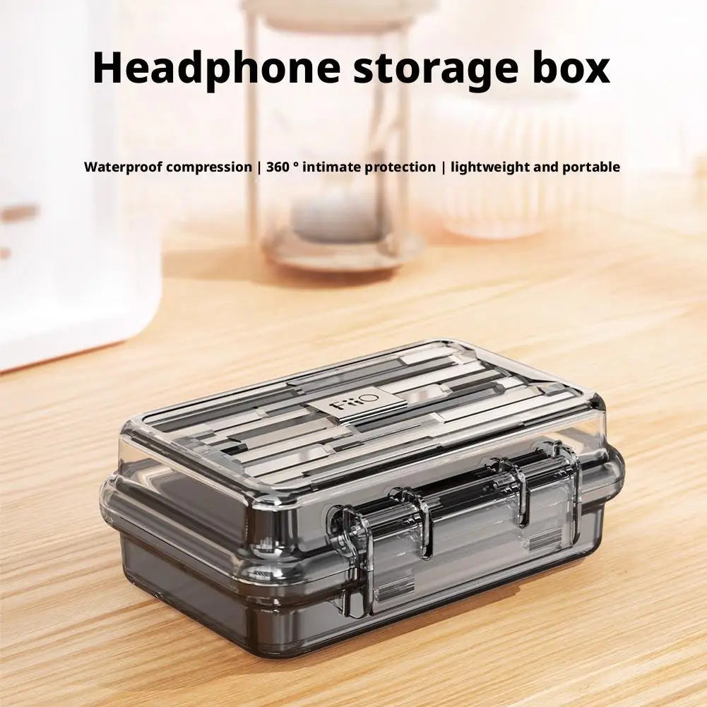 FiiO NEST Clear Transparent Earphone Cable & Protective Case Earphone Cable Case Qme