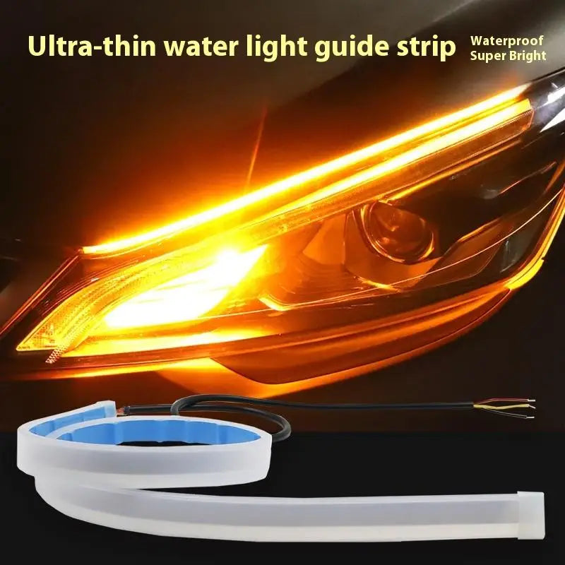 Flexible Waterproof Car DRL LED Strip – Universal Headlight Car DRL LED Strip Qme