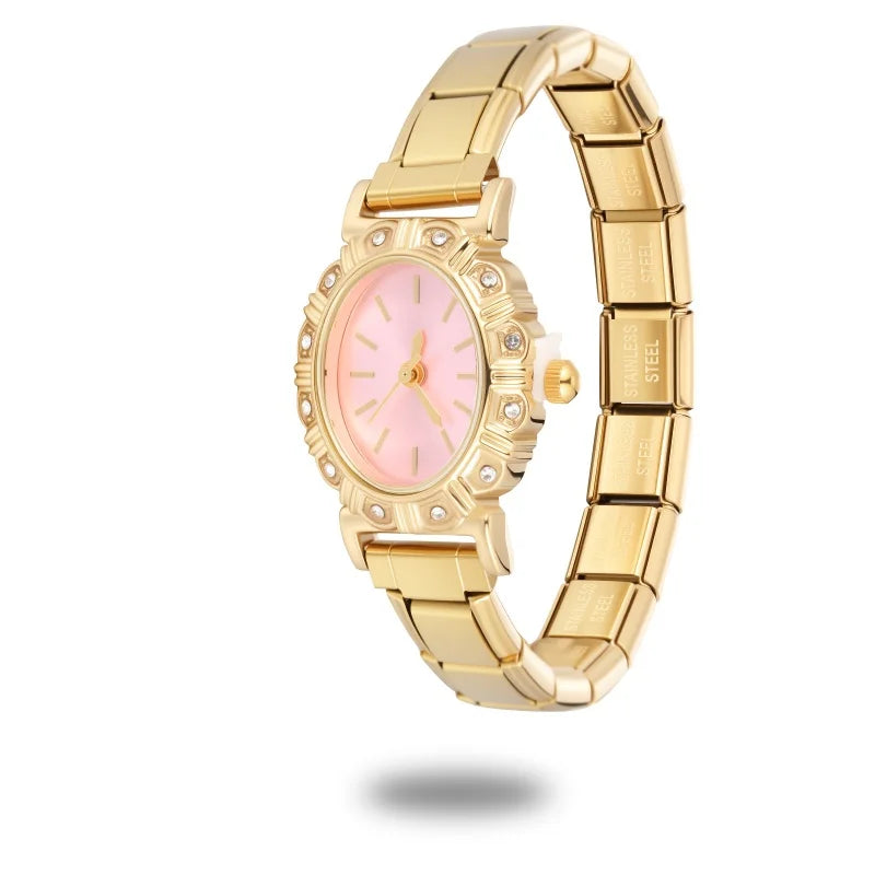 Zircon Stainless Steel Watch Bracelet for Men – 41 Colors Men's Bracelet Qme Style 16