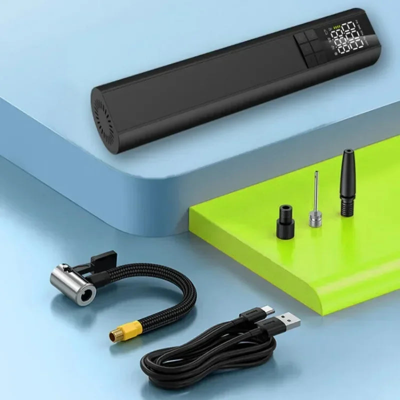 Cordless Tyre Inflator 4000mAh Rechargeable Portable Air Pump Cordless Tyre Inflator Qme