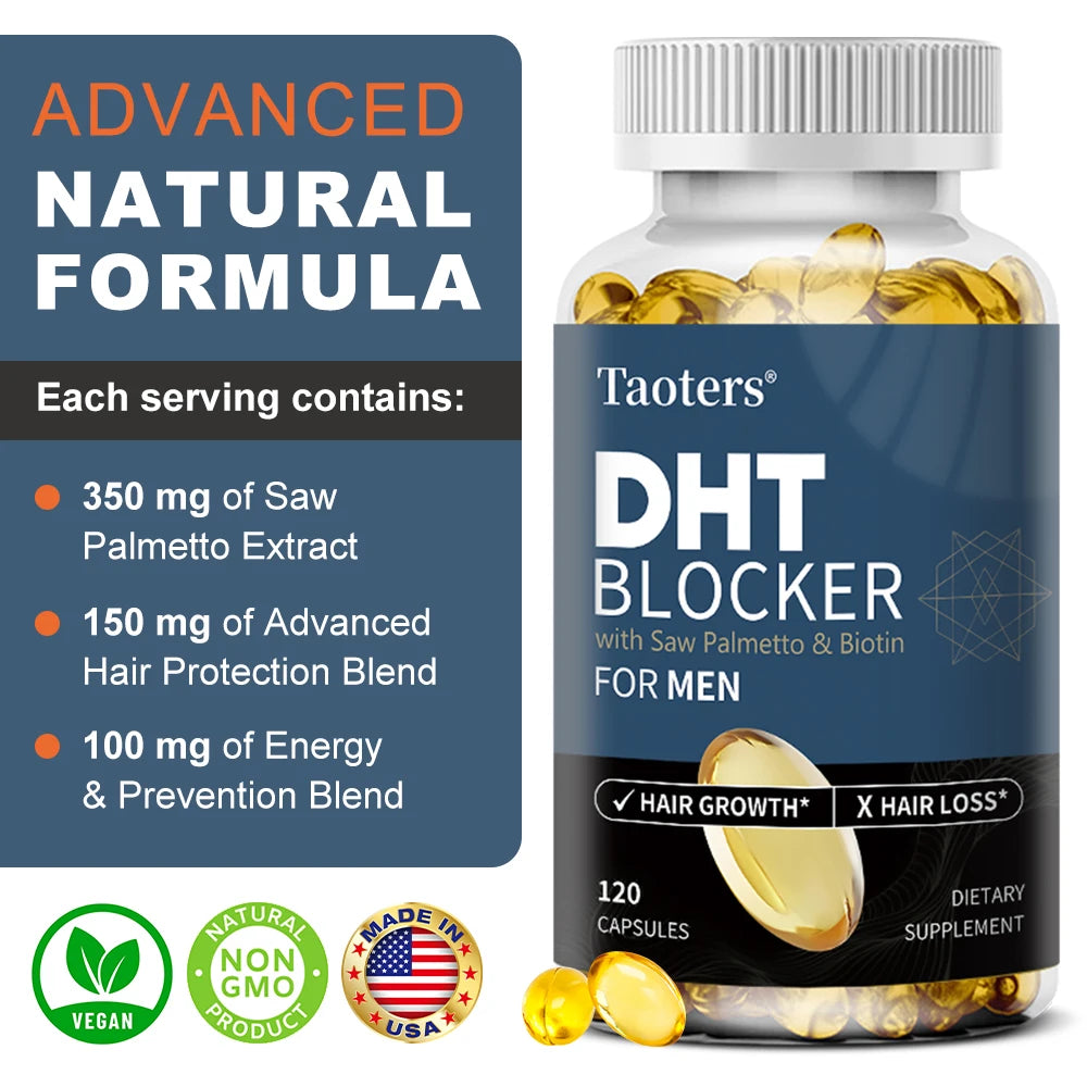 DHT Blocker Hair Growth Supplement – Saw Palmetto & Biotin Hair Growth Supplement Qst