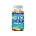 Kenofor Fish Oil Omega-3 750mg – Non-GMO Dietary Supplement Omega-3 Supplement Qst 30count-1 bottle