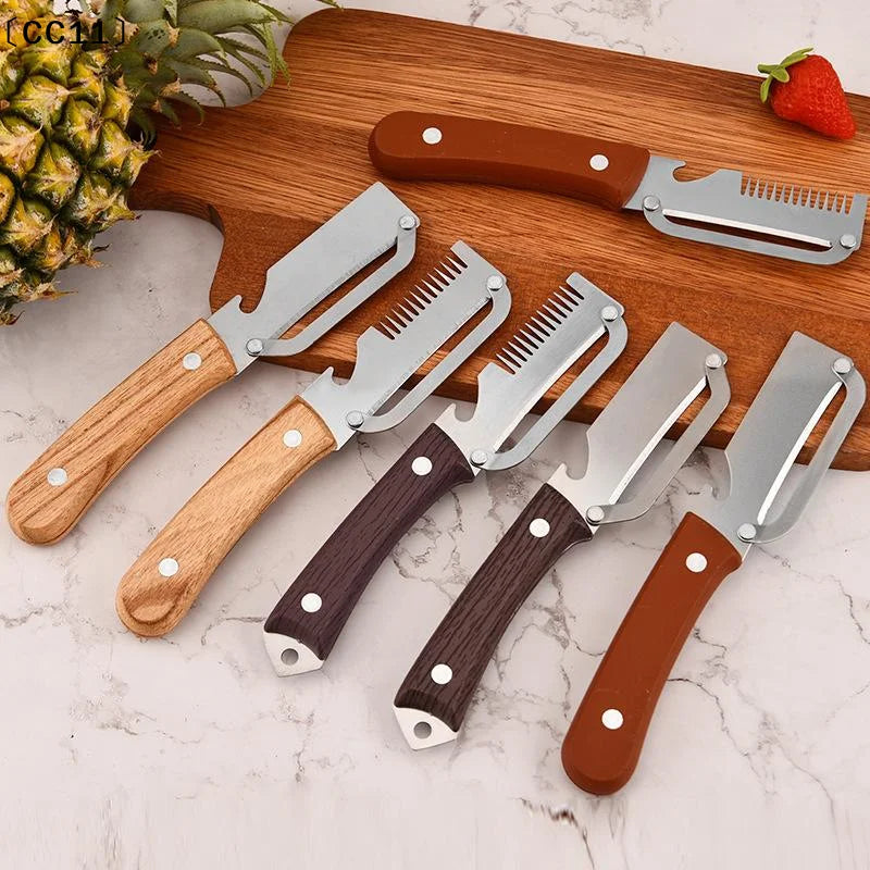 3-in-1 Serrated Vegetable Peeler & Bottle Opener | Kitchen Tool Vegetable Peeler Qme