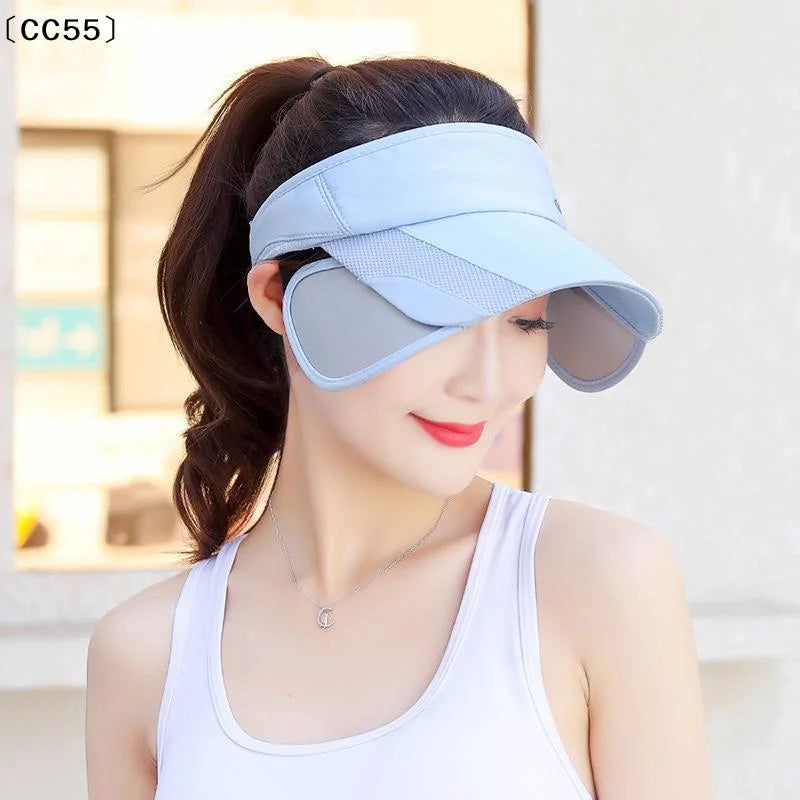 Retractable Brim Sun Hat – Foldable UV Outdoor Sports Cap Sun Hat Qst
