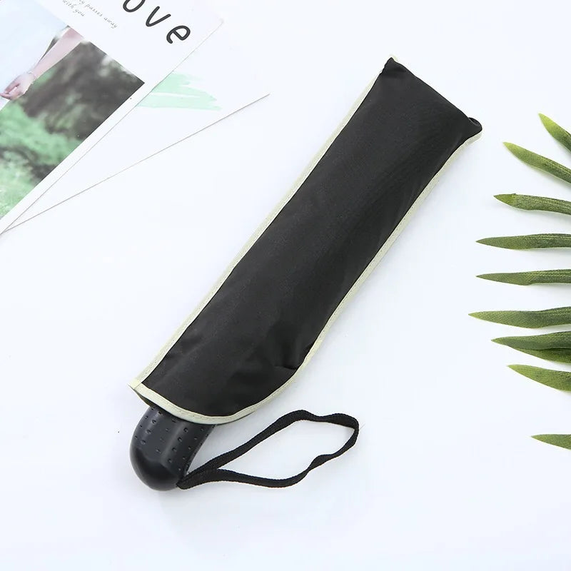 8-Bone Windproof Travel Umbrella – Auto Open & Close Travel Umbrella Qst Iron 8K Black
