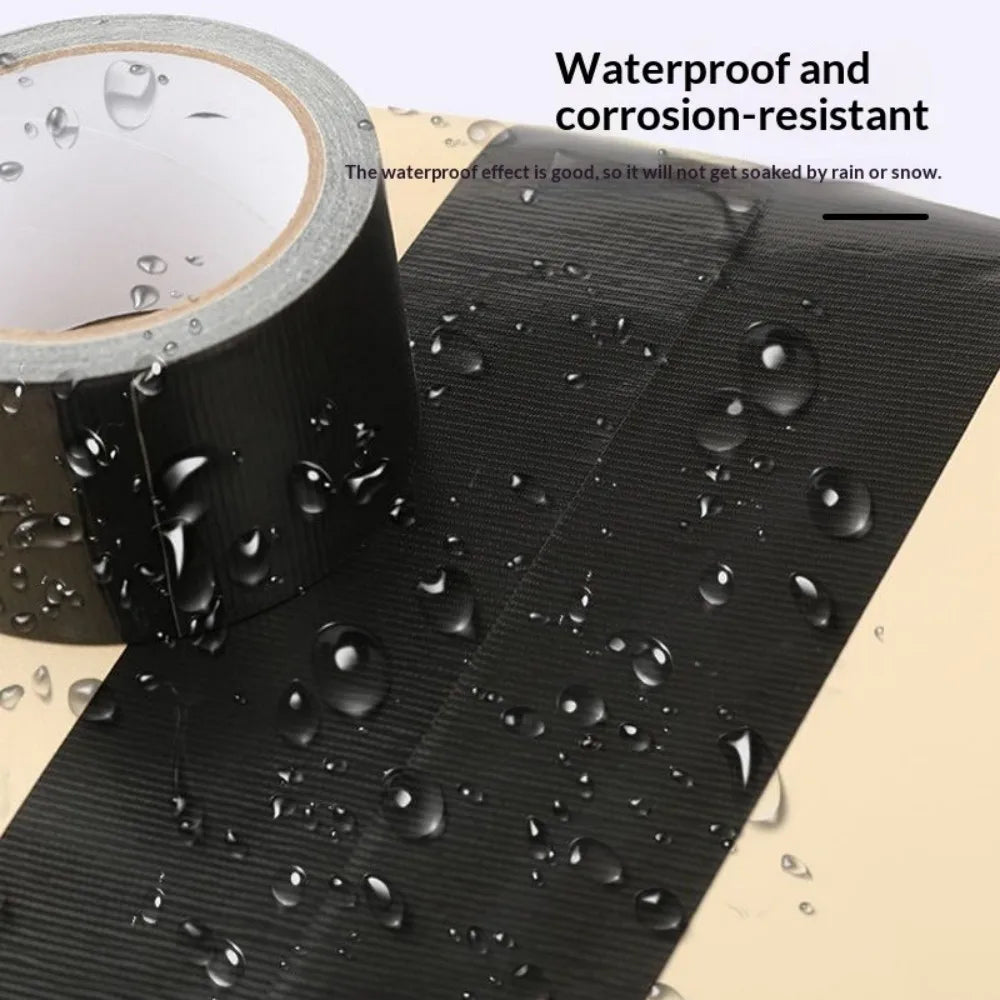 Waterproof Black Fabric Repair Tape – Heavy Duty Self Adhesive Fabric Repair Tape Qme
