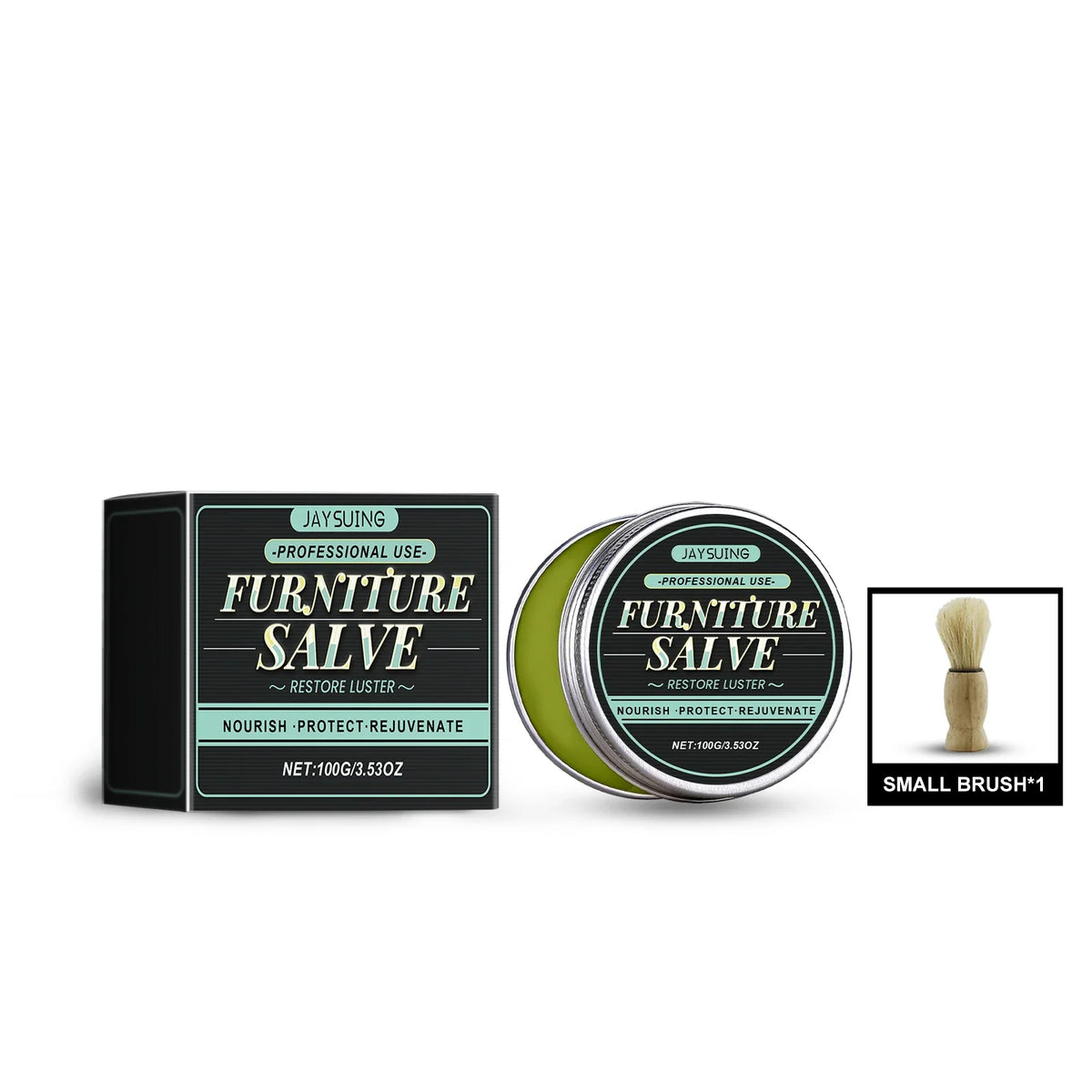 Leather Furniture Care Ointment – Nourishing Fiber Restorer Leather Care Conditioner Qme 100g Boxed