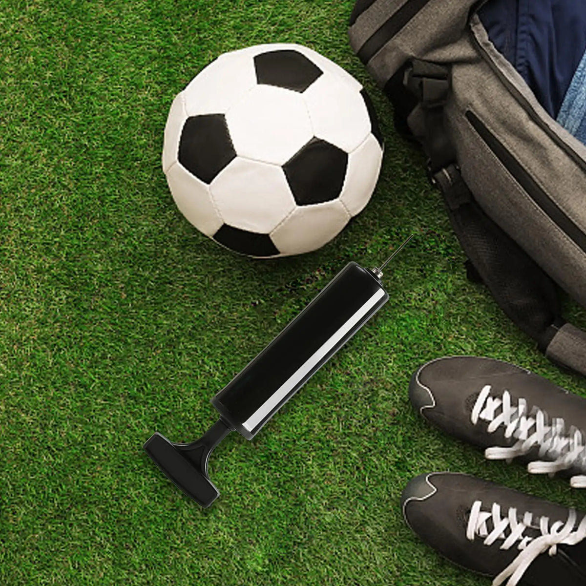 Handheld Sports Ball Pump with Needle – Soccer Basketball Inflator Sports Ball Pump Qst