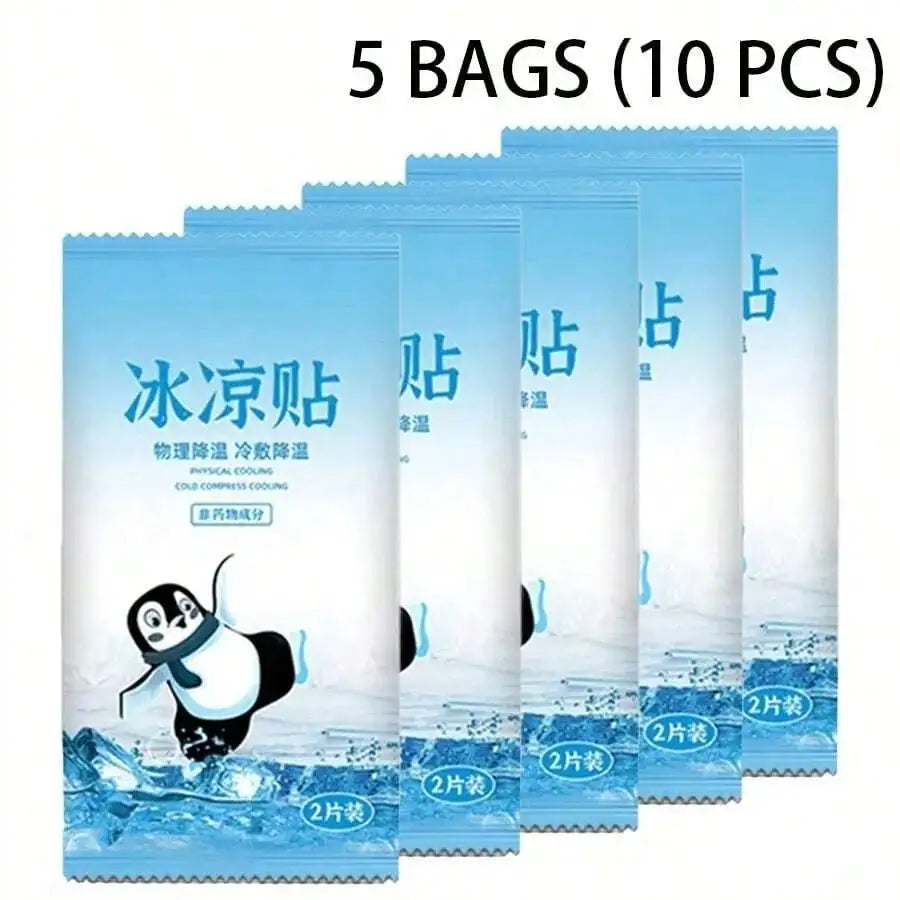 Mint Cooling Patches – Portable Refreshing Body Patches 2–60 pcs Cooling Body Patches Qme 10pcs