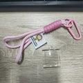 Transparent Acrylic Mosaic Keychain – Pixel Photo Tool Acrylic Mosaic Keychain Qme Pink rope