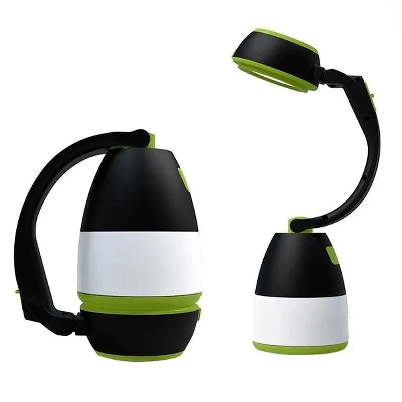 LED Camping Lamp 3-in-1 Flashlight USB Rechargeable Waterproof LED Camping Lamp Qme